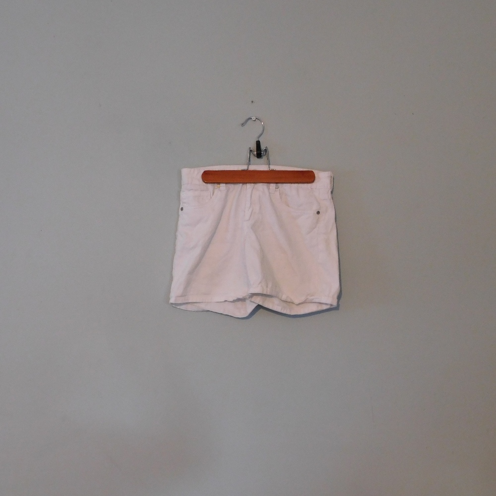 Joes white denim stretch shorts girls 14